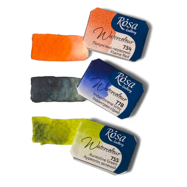 Rosa Watercolour Set F Pans Rosa Watercolour Set F