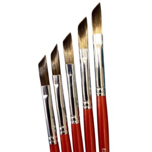 ColourJot Brush Set of 3 (Synthetic) - Dagger 1/2"